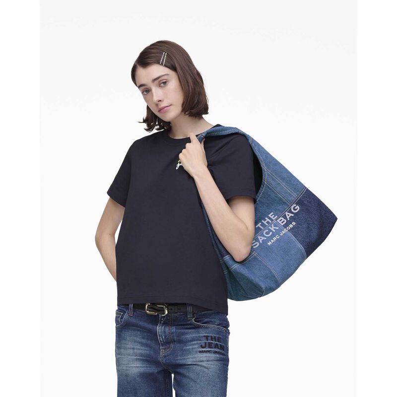MARC JACOBS The Denim Sack Bag image number 1